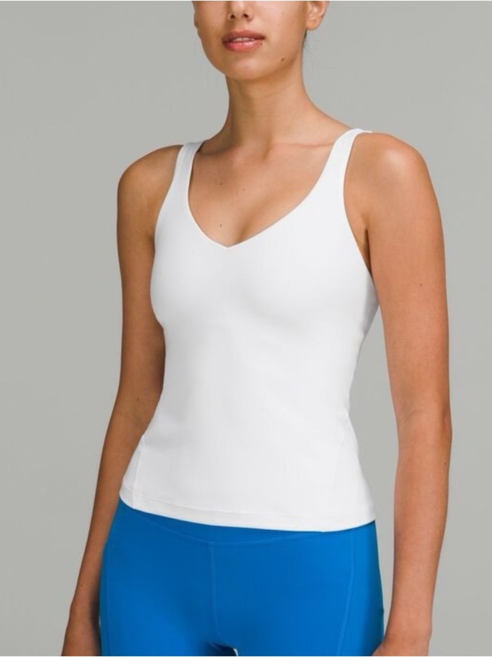 Lululemon White Align Regular Length Tank Top